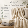 Qirembas™ CozyLayer Waffle Throw Blanket
