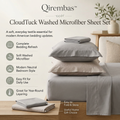 Qirembas™ CloudTuck Washed Microfiber Sheet Set