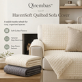 Qirembas™ HavenSoft Quilted Sofa Cover
