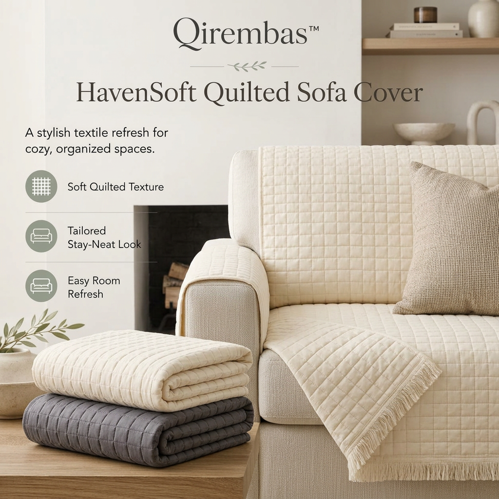 Qirembas™ HavenSoft Quilted Sofa Cover