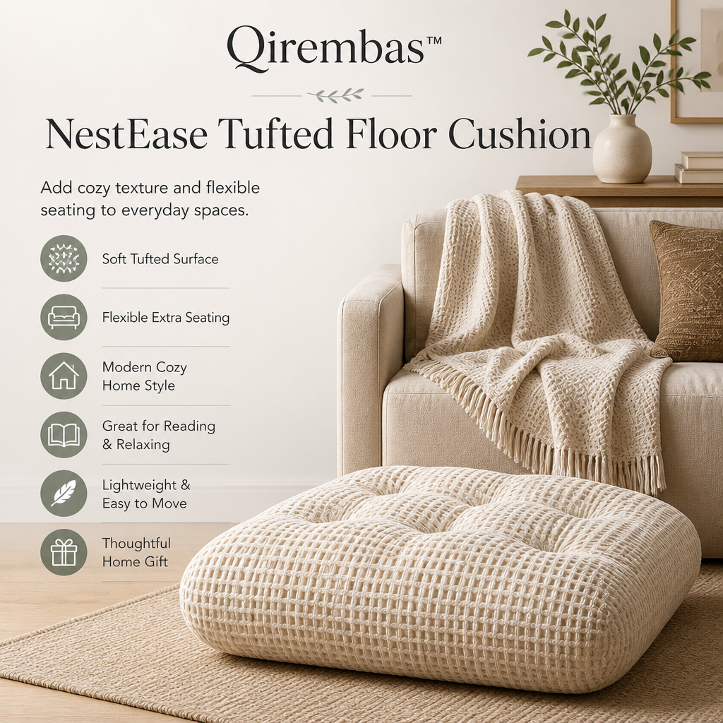 Qirembas™ NestEase Tufted Floor Cushion